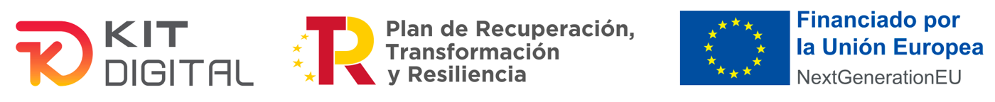 Kit Digital. Financiado por la Unión Europea, NextGenerationEU. Plan de Recuperación, Transformación y Resiliencia