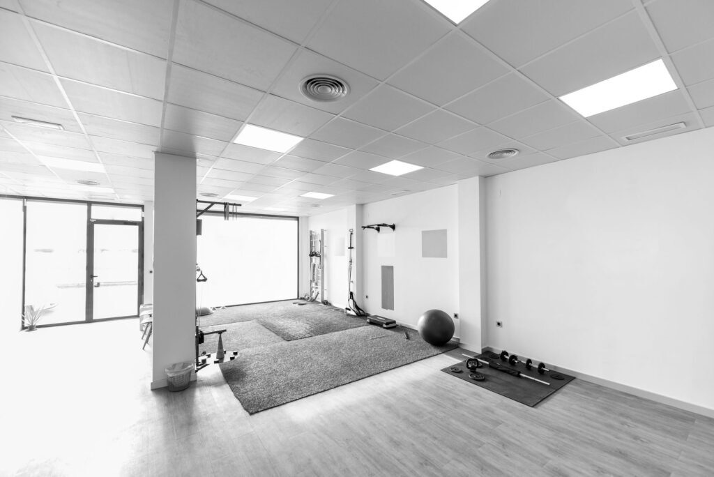 Zona de ejercicio y refuerzo muscular